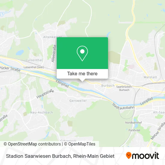 Карта Stadion Saarwiesen Burbach