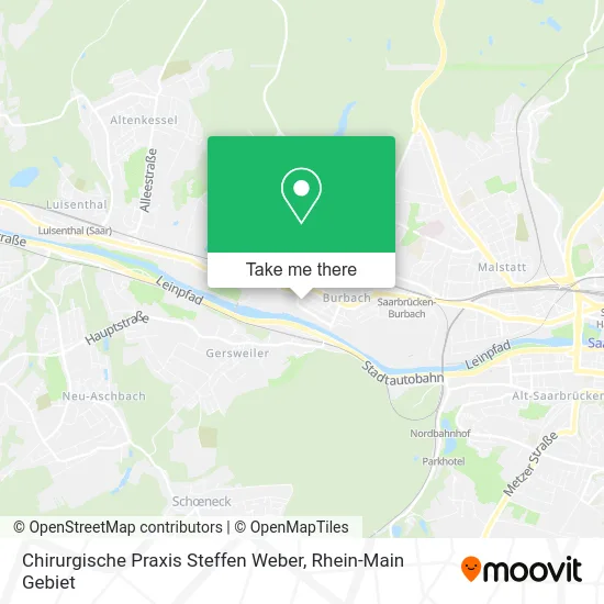Карта Chirurgische Praxis Steffen Weber