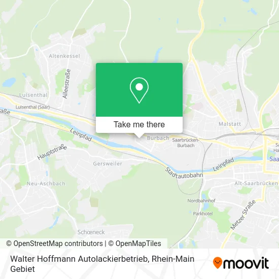 Карта Walter Hoffmann Autolackierbetrieb