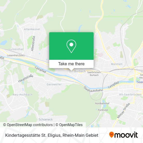 Карта Kindertagesstätte St. Eligius