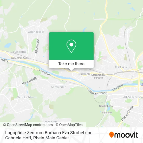 Карта Logopädie Zentrum Burbach Eva Strobel und Gabriele Hoff