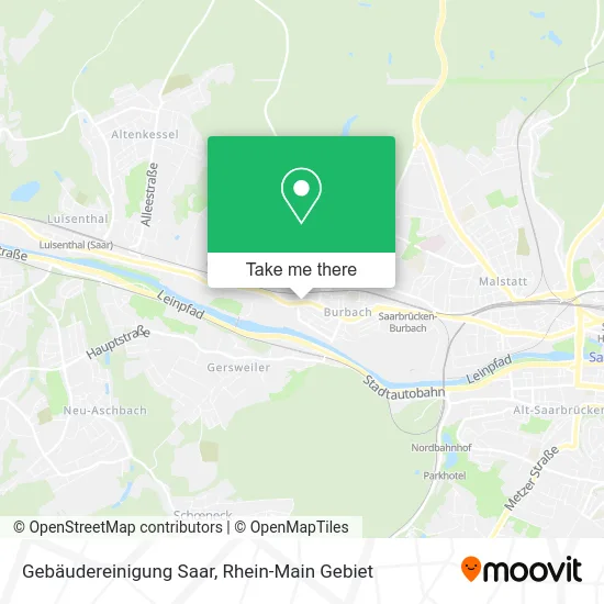 Карта Gebäudereinigung Saar