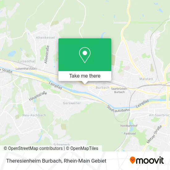 Карта Theresienheim Burbach