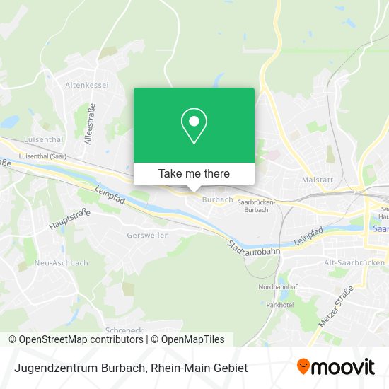 Карта Jugendzentrum Burbach