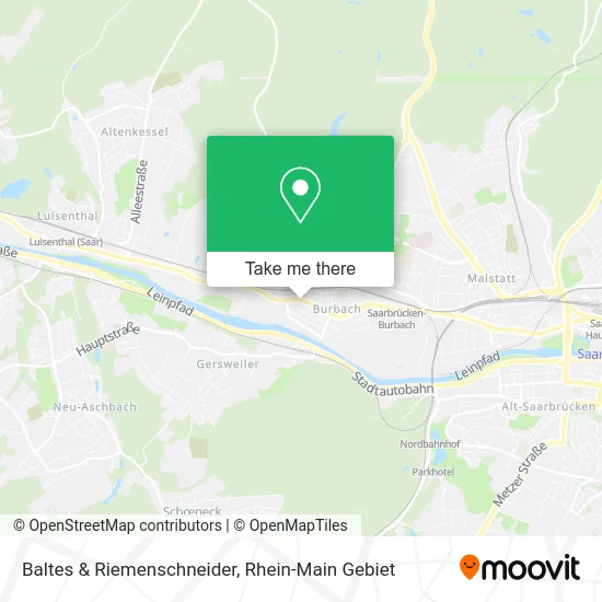 Карта Baltes & Riemenschneider