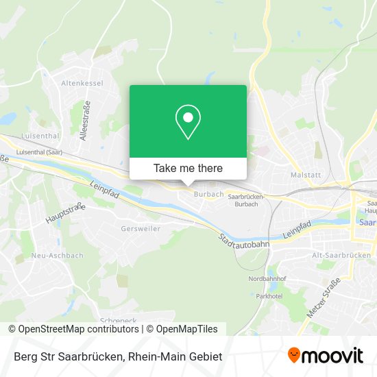 Карта Berg Str Saarbrücken