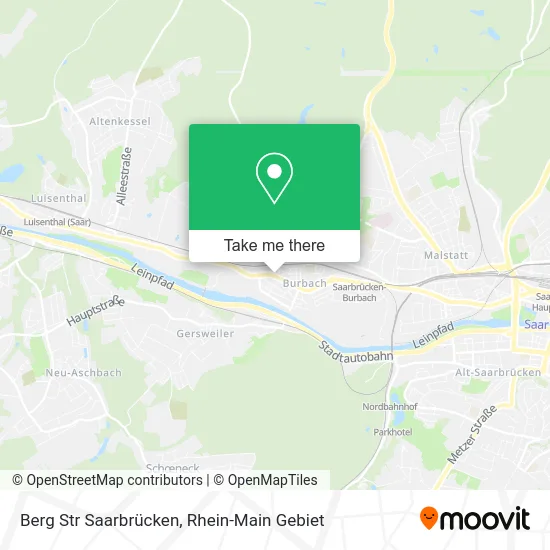 Карта Berg Str Saarbrücken