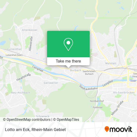 Карта Lotto am Eck