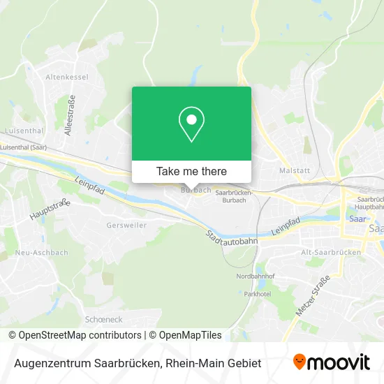 Карта Augenzentrum Saarbrücken