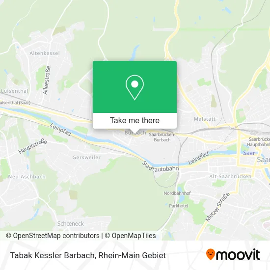 Карта Tabak Kessler Barbach