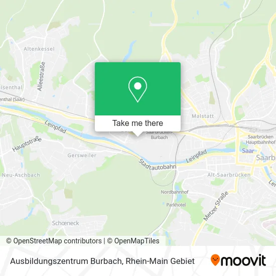 Карта Ausbildungszentrum Burbach