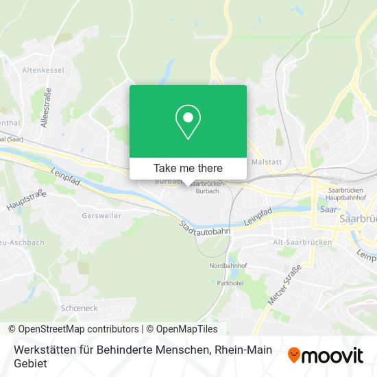 Карта Werkstätten für Behinderte Menschen