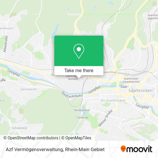 Карта Azf Vermögensverwaltung