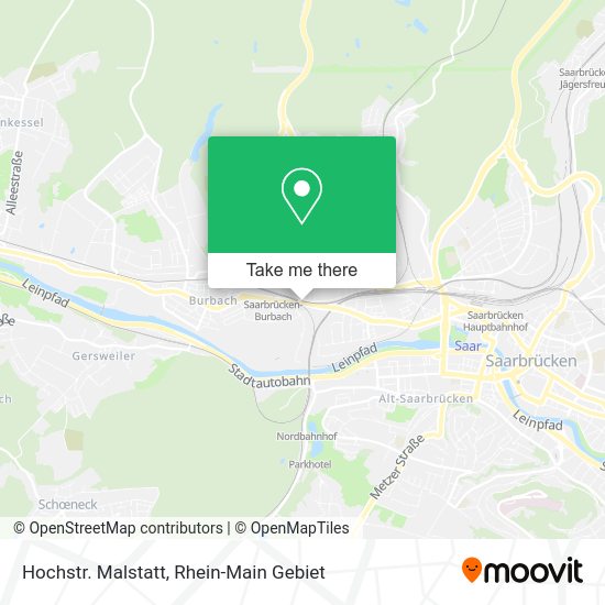 Карта Hochstr. Malstatt