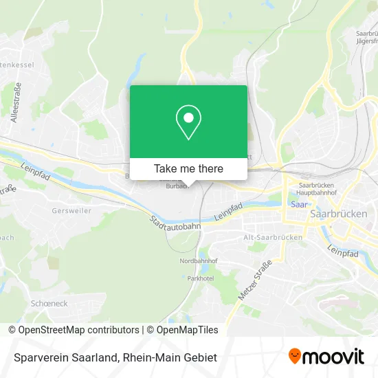 Карта Sparverein Saarland