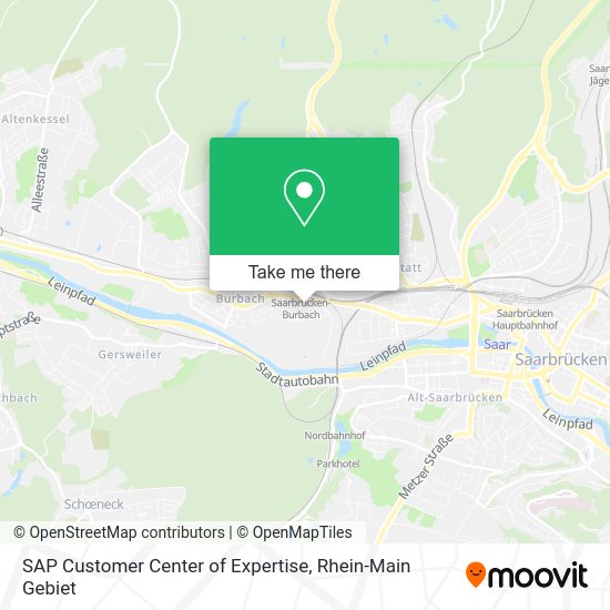 Карта SAP Customer Center of Expertise