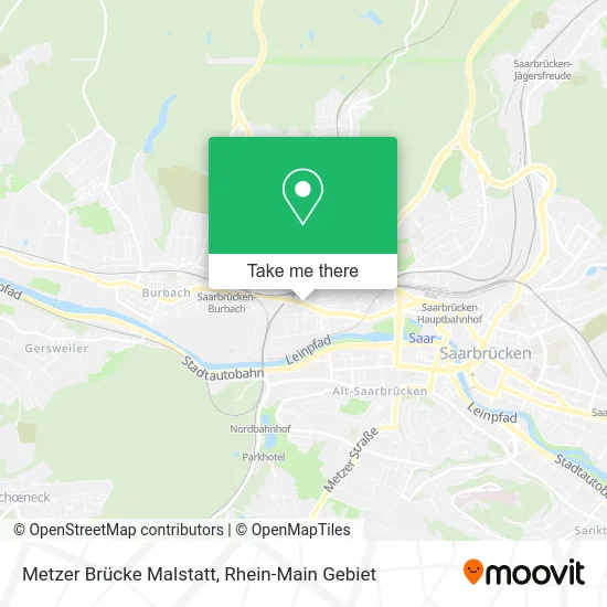 Карта Metzer Brücke Malstatt