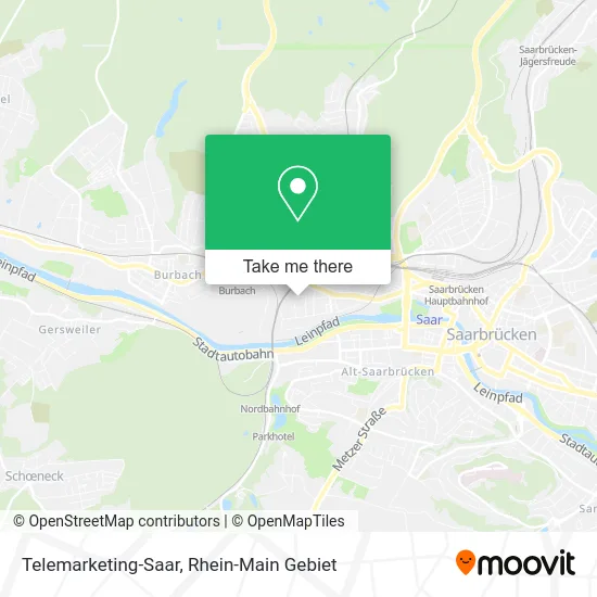 Карта Telemarketing-Saar