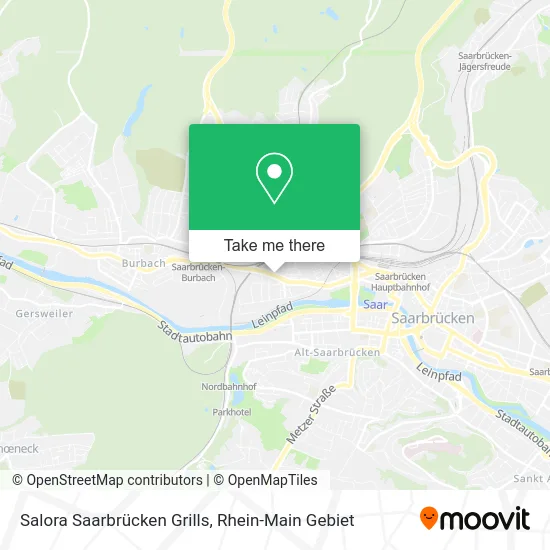 Карта Salora Saarbrücken Grills