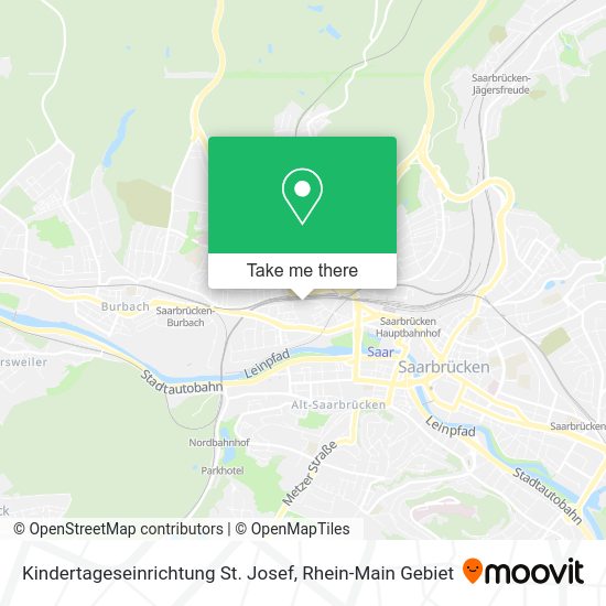 Карта Kindertageseinrichtung St. Josef