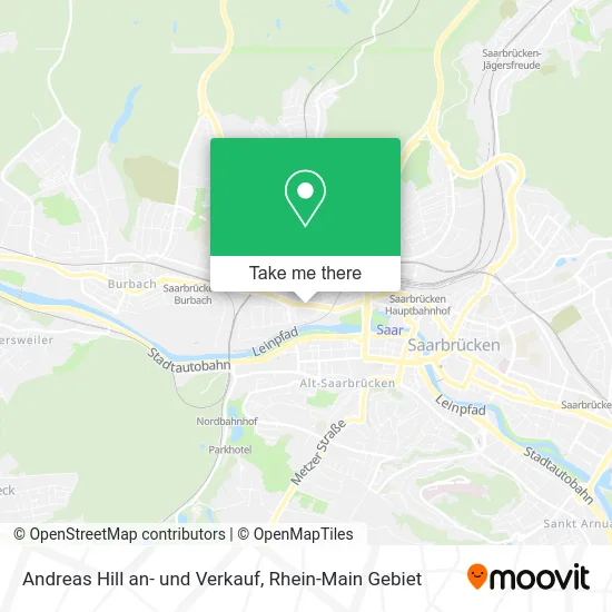 Карта Andreas Hill an- und Verkauf
