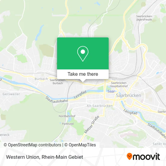 Western Union map