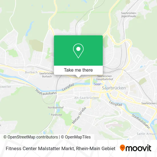 Карта Fitness Center Malstatter Markt
