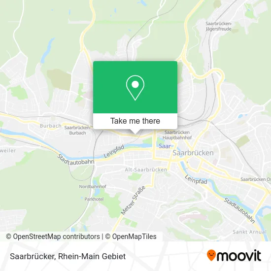 Карта Saarbrücker