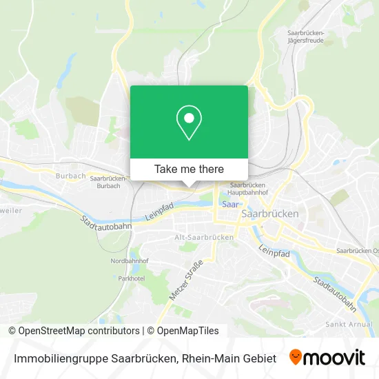 Карта Immobiliengruppe Saarbrücken
