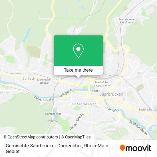 Карта Gemischte Saarbrücker Damenchor