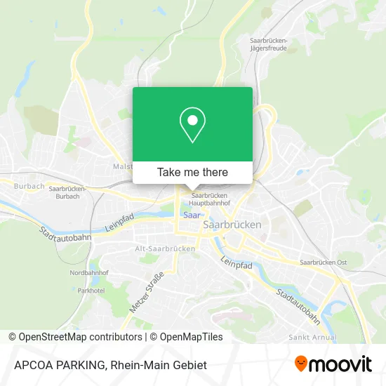 Карта APCOA PARKING