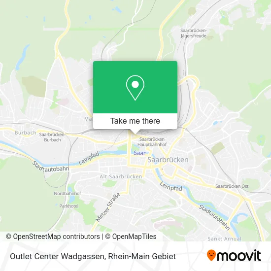 Карта Outlet Center Wadgassen