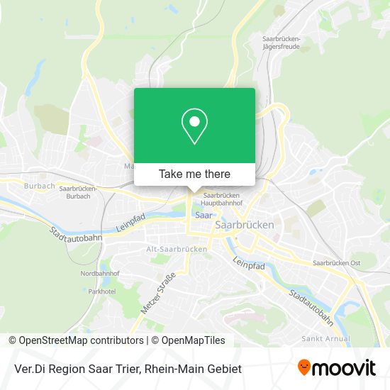 Карта Ver.Di Region Saar Trier