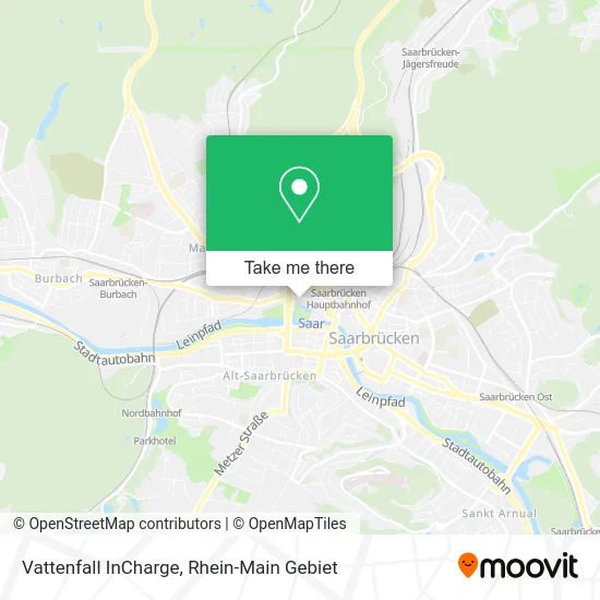 Карта Vattenfall InCharge