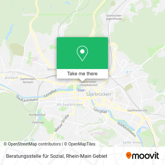 Карта Beratungsstelle für Sozial