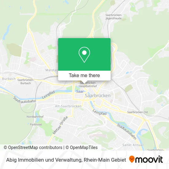 Карта Abig Immobilien und Verwaltung