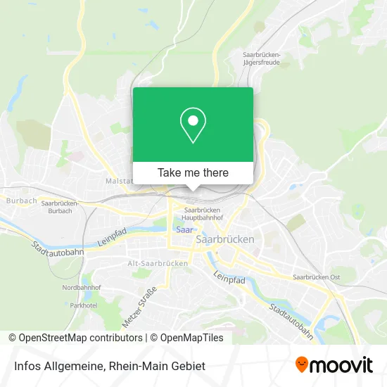 Карта Infos Allgemeine