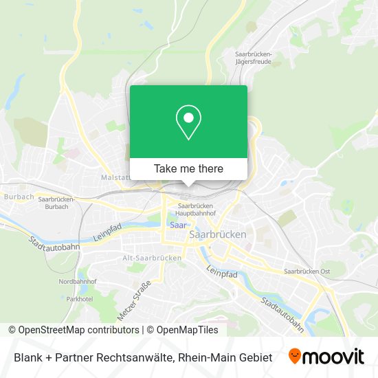Карта Blank + Partner Rechtsanwälte