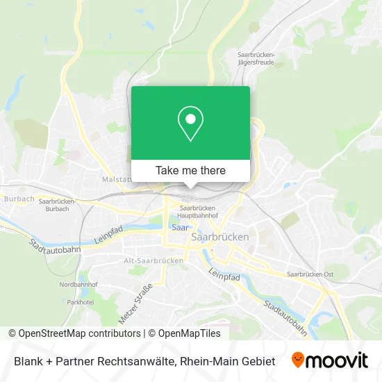 Карта Blank + Partner Rechtsanwälte
