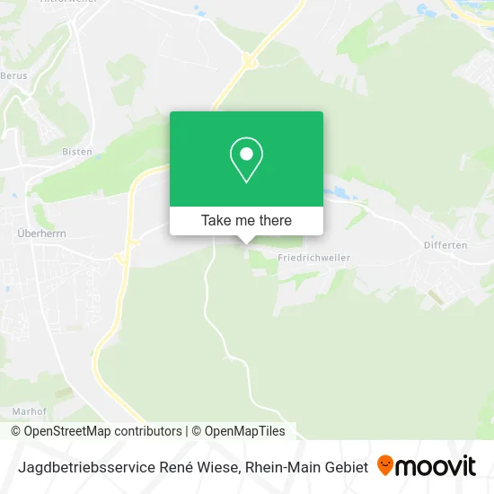 Карта Jagdbetriebsservice René Wiese