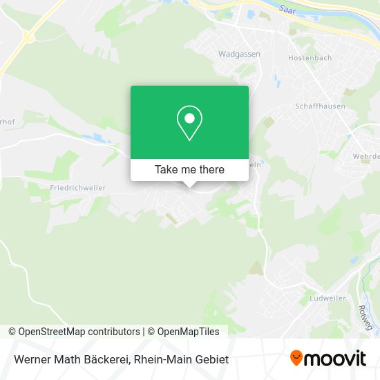 Карта Werner Math Bäckerei