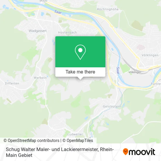 Карта Schug Walter Maler- und Lackierermeister