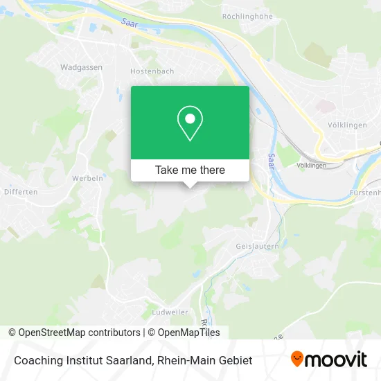 Карта Coaching Institut Saarland