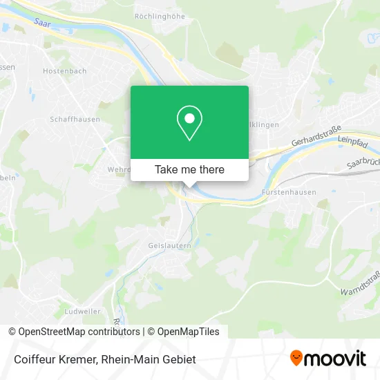 Карта Coiffeur Kremer