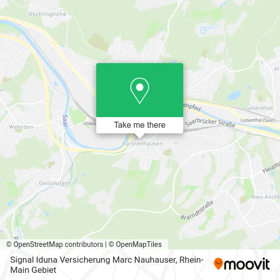 Карта Signal Iduna Versicherung Marc Nauhauser