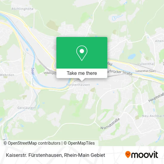 Карта Kaiserstr. Fürstenhausen