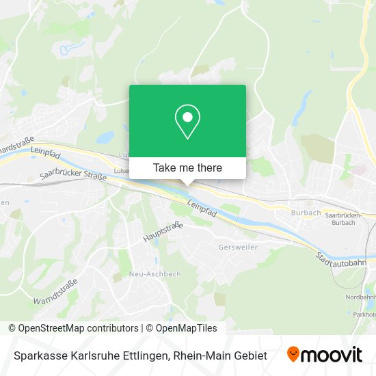 Карта Sparkasse Karlsruhe Ettlingen