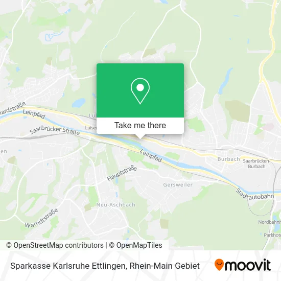 Карта Sparkasse Karlsruhe Ettlingen