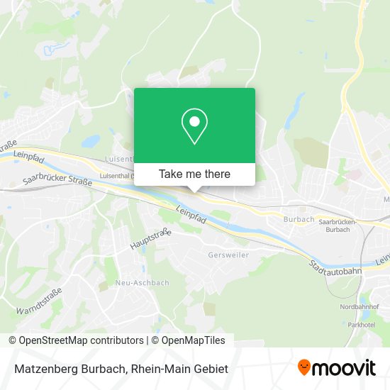 Карта Matzenberg Burbach