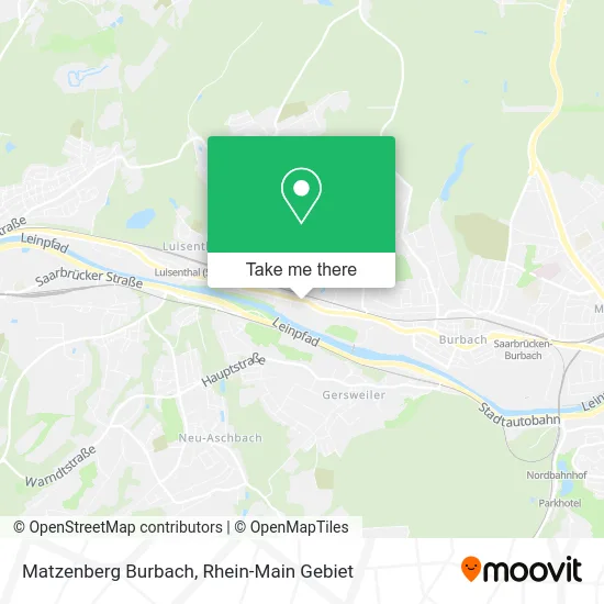 Карта Matzenberg Burbach